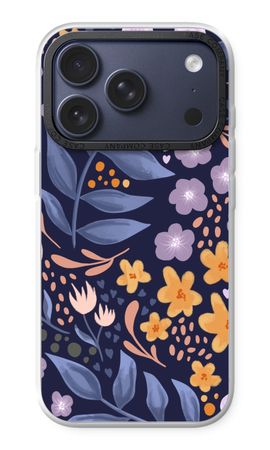 Flowers with blue leaves