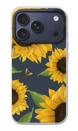 Sunflower and bees