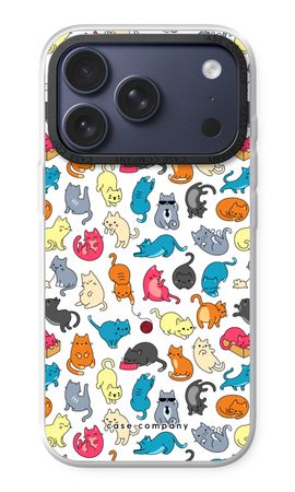 Colourful cats