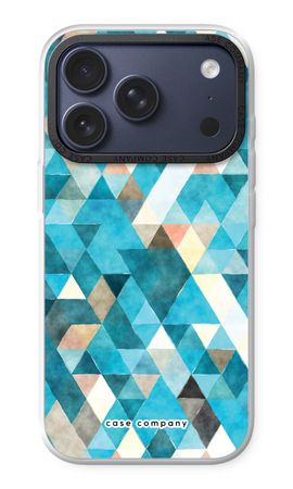 Coloured triangles blue