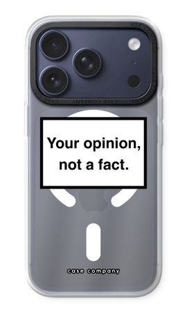 Your opinion