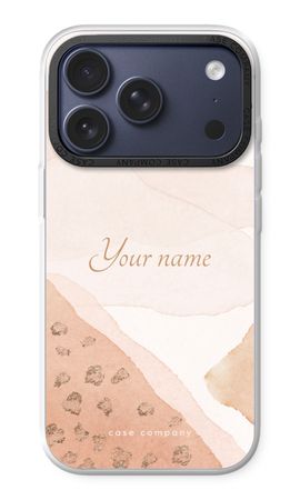 Gold Spots Namecase - Blush