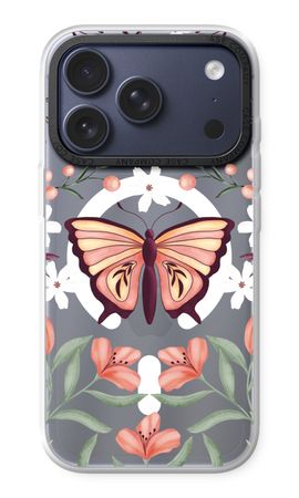 Vlinder in een bloemenwereld
