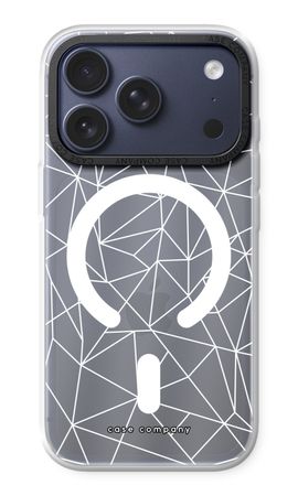 Geometric lines white