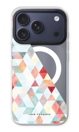 Coloured triangles pastel