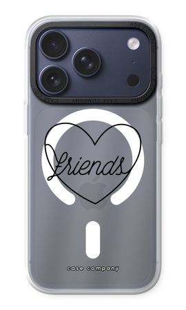 Friends heart black