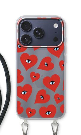 Red heart eyes
