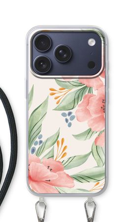 Zartrosa Blumen