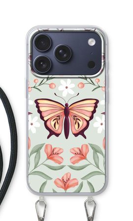 Papillon dans un monde floral