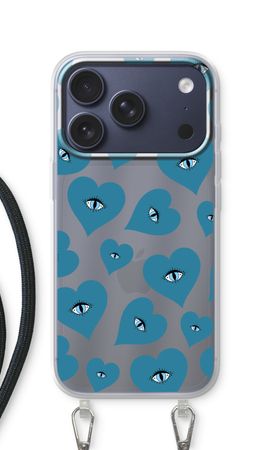 Blue heart eyes