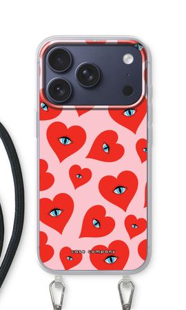 Red heart eyes