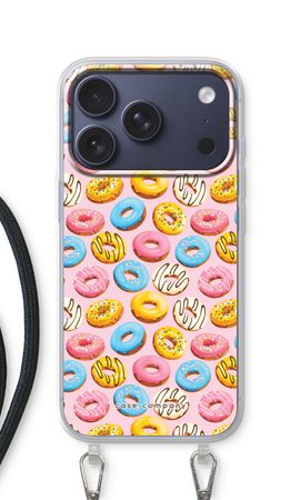 Rosafarbene Donuts