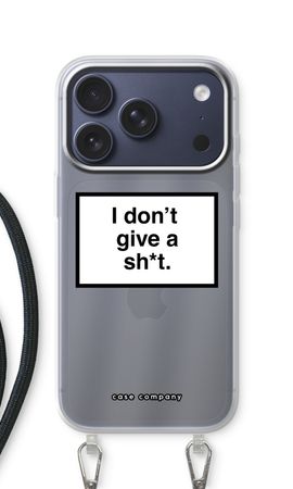 Don't give a shit