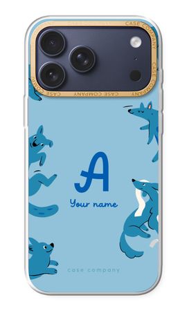 Playful Dogs Monogram