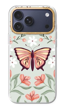 Vlinder in een bloemenwereld
