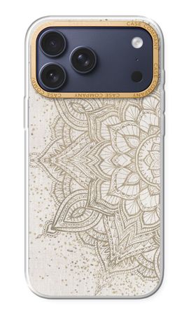 Boho golden mandala