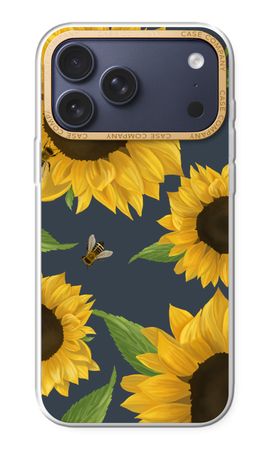 Sunflower and bees