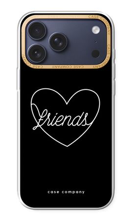 Friends heart black