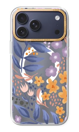 Flowers with blue leaves