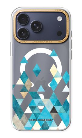 Coloured triangles blue