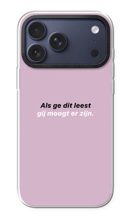 gij moogt er zijn