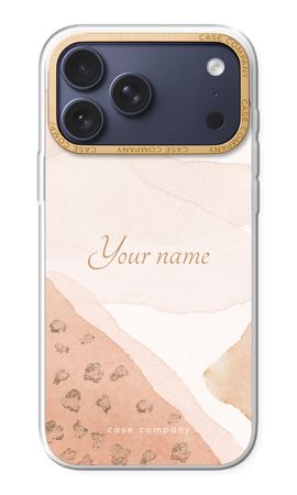Gold Spots Namecase - Blush