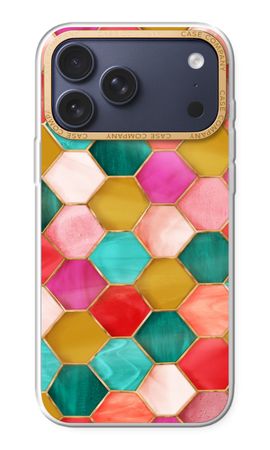 Hexagons in stained glass