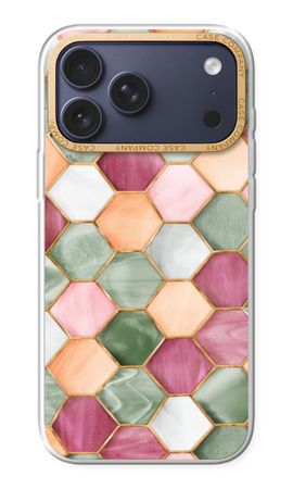 Hexagons in stained glass