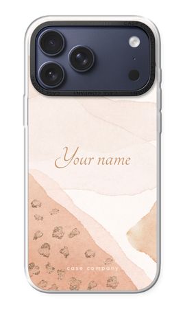 Gold Spots Namecase - Blush