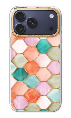Hexagons in stained glass