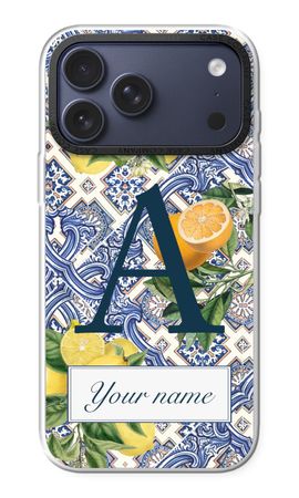 Monogram Blauwe tegels
