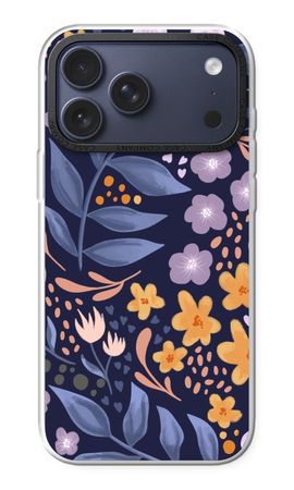 Flowers with blue leaves