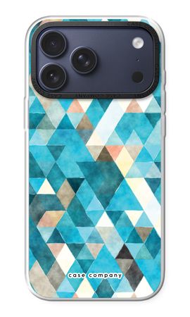 Coloured triangles blue