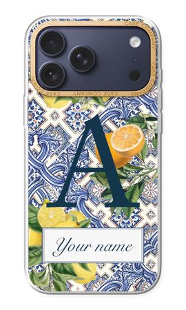 Monogram Blue tiles