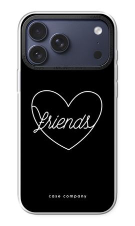 Friends heart black