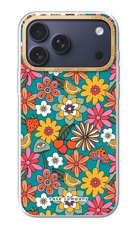 Retro Flowers N°2 - Blue