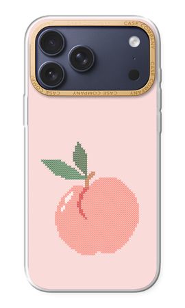 Stitched Peach
