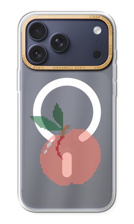Stitched Peach