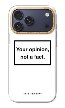 Your opinion