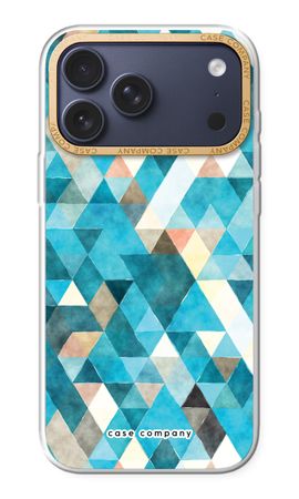 Coloured triangles blue