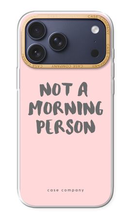 Morning person