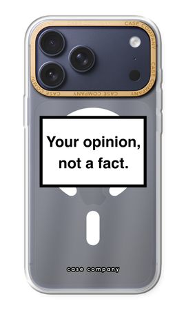 Your opinion