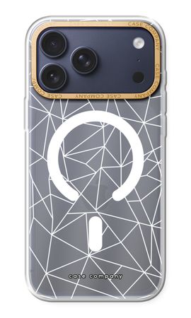 Geometric lines white
