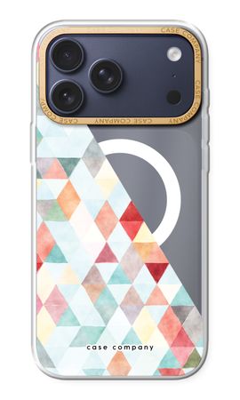 Coloured triangles pastel