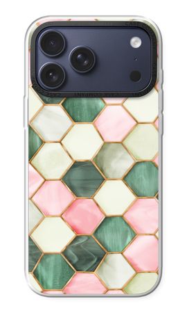 Hexagons in stained glass