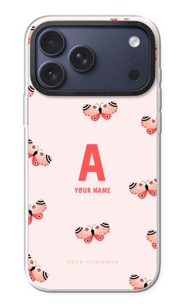 Rosy Butterflies Monogram