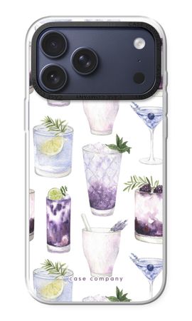 Violet cocktails