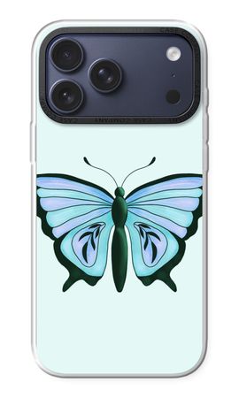 Blauer Schmetterling