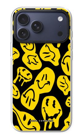 Melting smiley - Yellow
