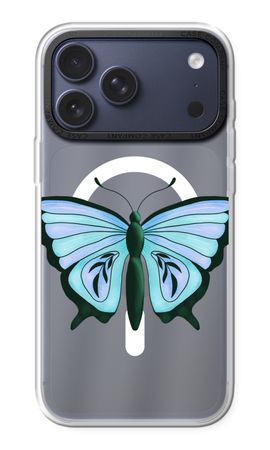 Blauer Schmetterling